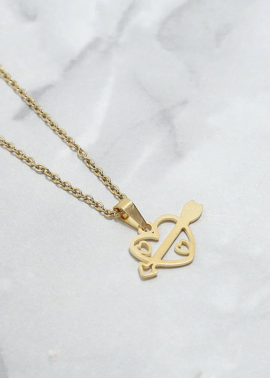 Heart & Arrow Necklace