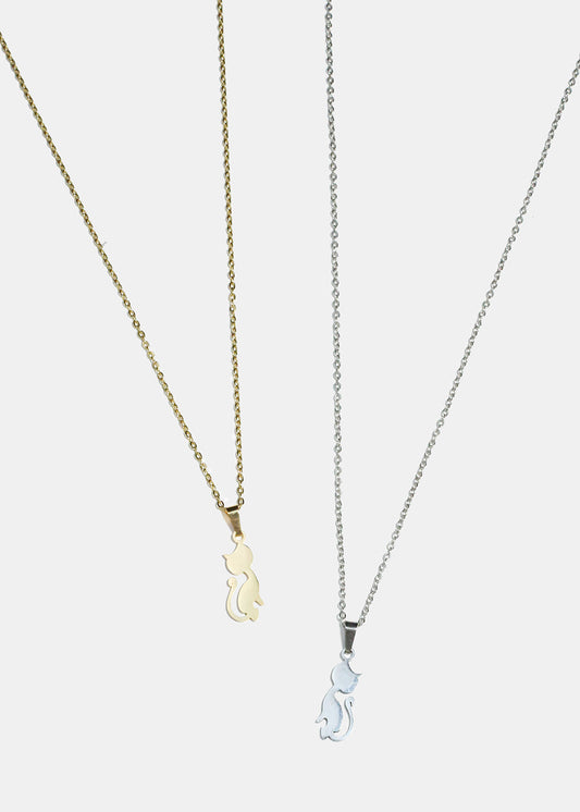 Cat Charm Necklace
