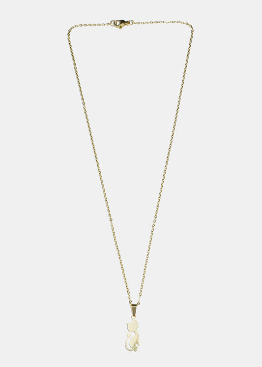 Cat Charm Necklace