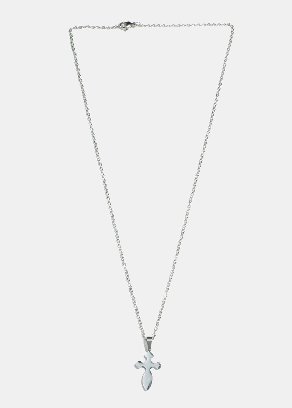 Rounded Cross Necklace