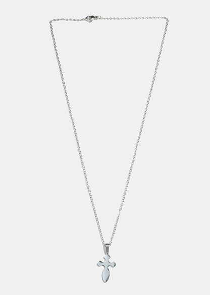 Rounded Cross Necklace