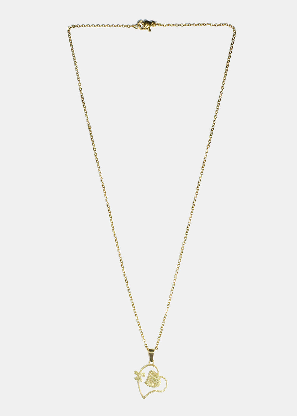 Double Heart Necklace