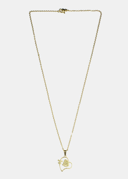 Double Heart Necklace