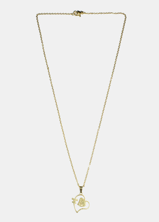 Double Heart Necklace