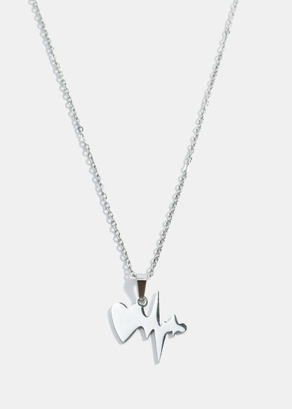 Heartbeat Pendent Necklace