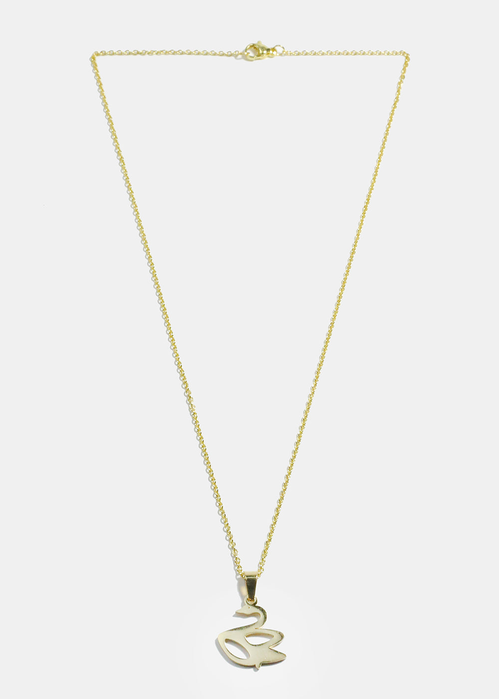 Mini Swan Pendant Necklace