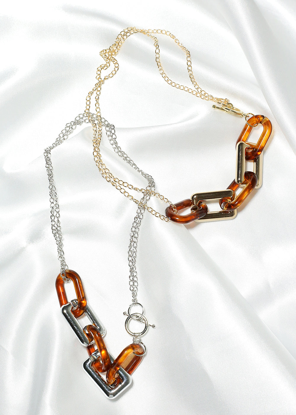 Tortoise Linked Necklace