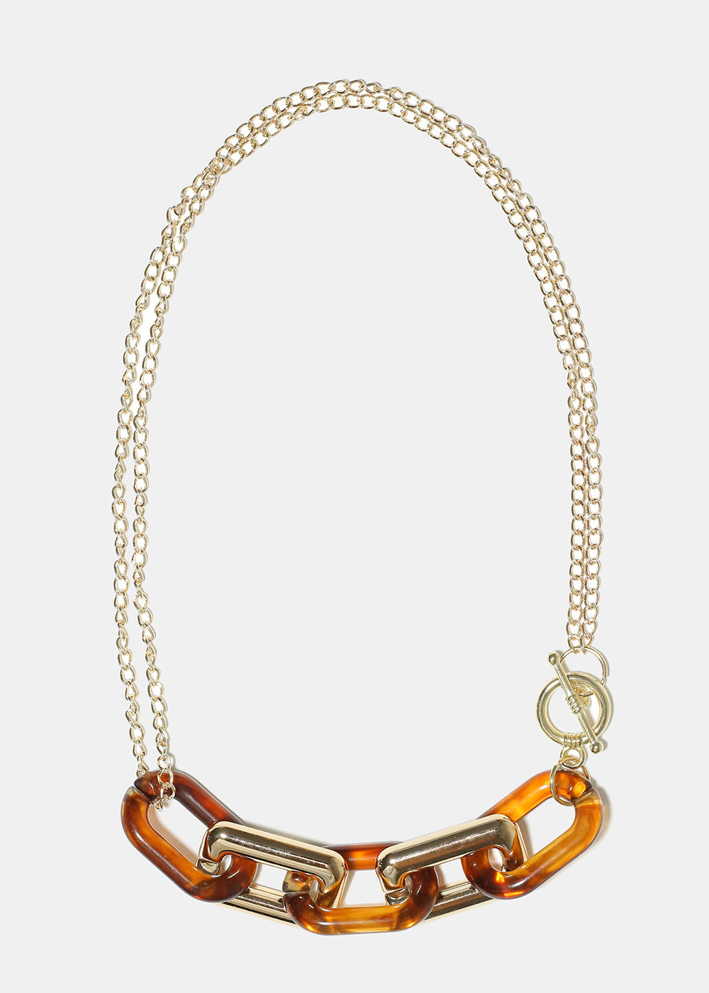 Tortoise Linked Necklace