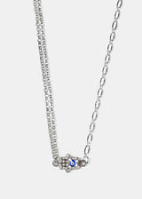 Blue/silver