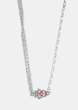 Red/silver