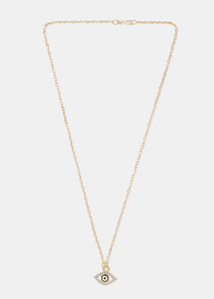 Evil Eye Necklace & Earring Set