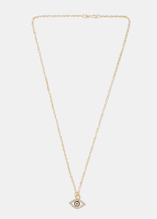 Evil Eye Necklace & Earring Set