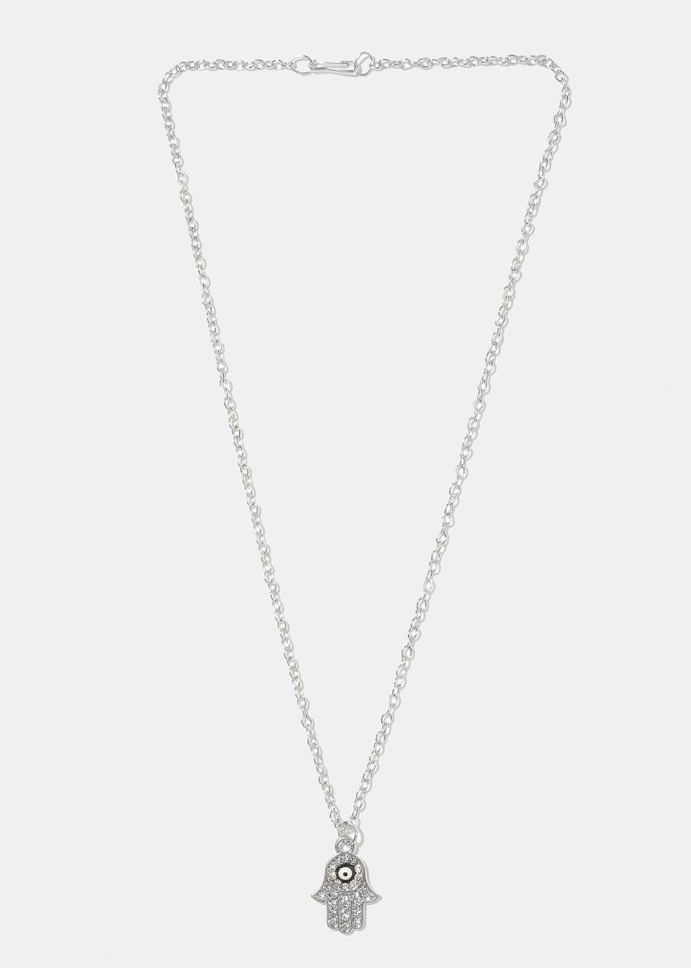 Hamsa Hand Necklace & Earring Set