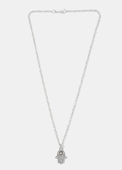 Hamsa Hand Necklace & Earring Set