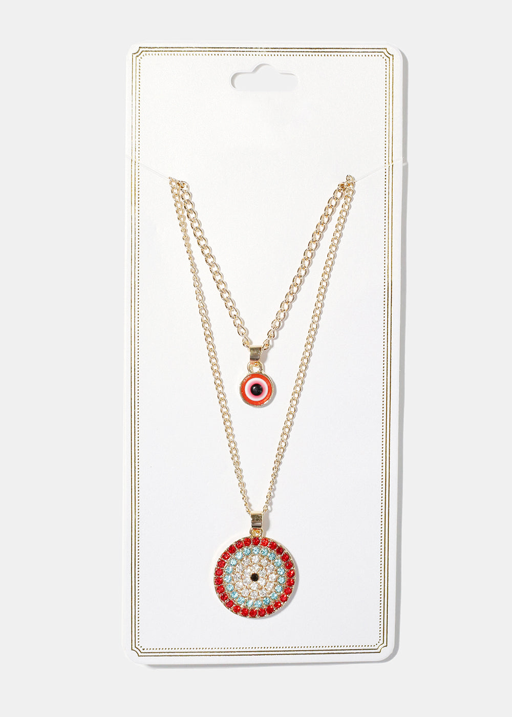 Evil Eye Layered Necklace