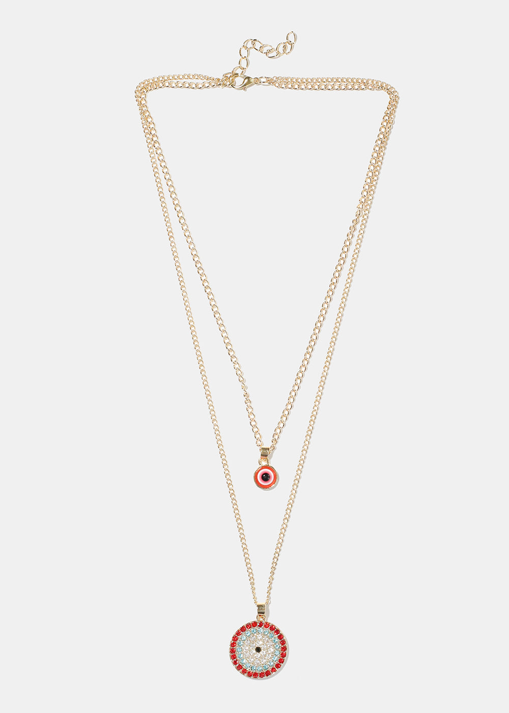 Evil Eye Layered Necklace