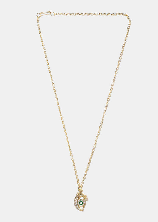 Evil Eye Necklace & Earring Set