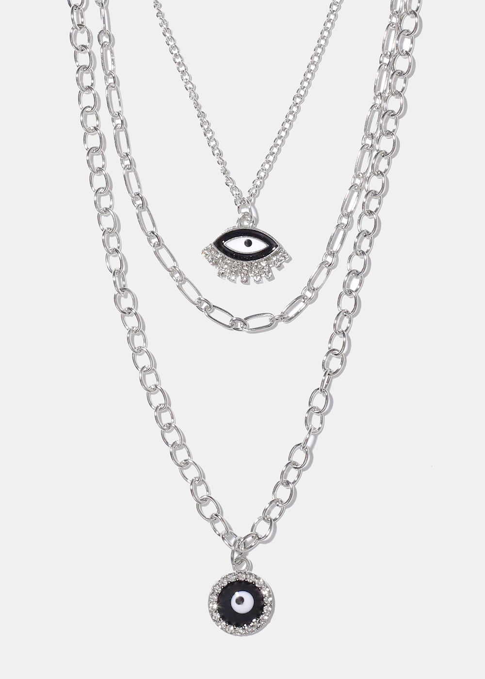Layered Evil Eye Necklace