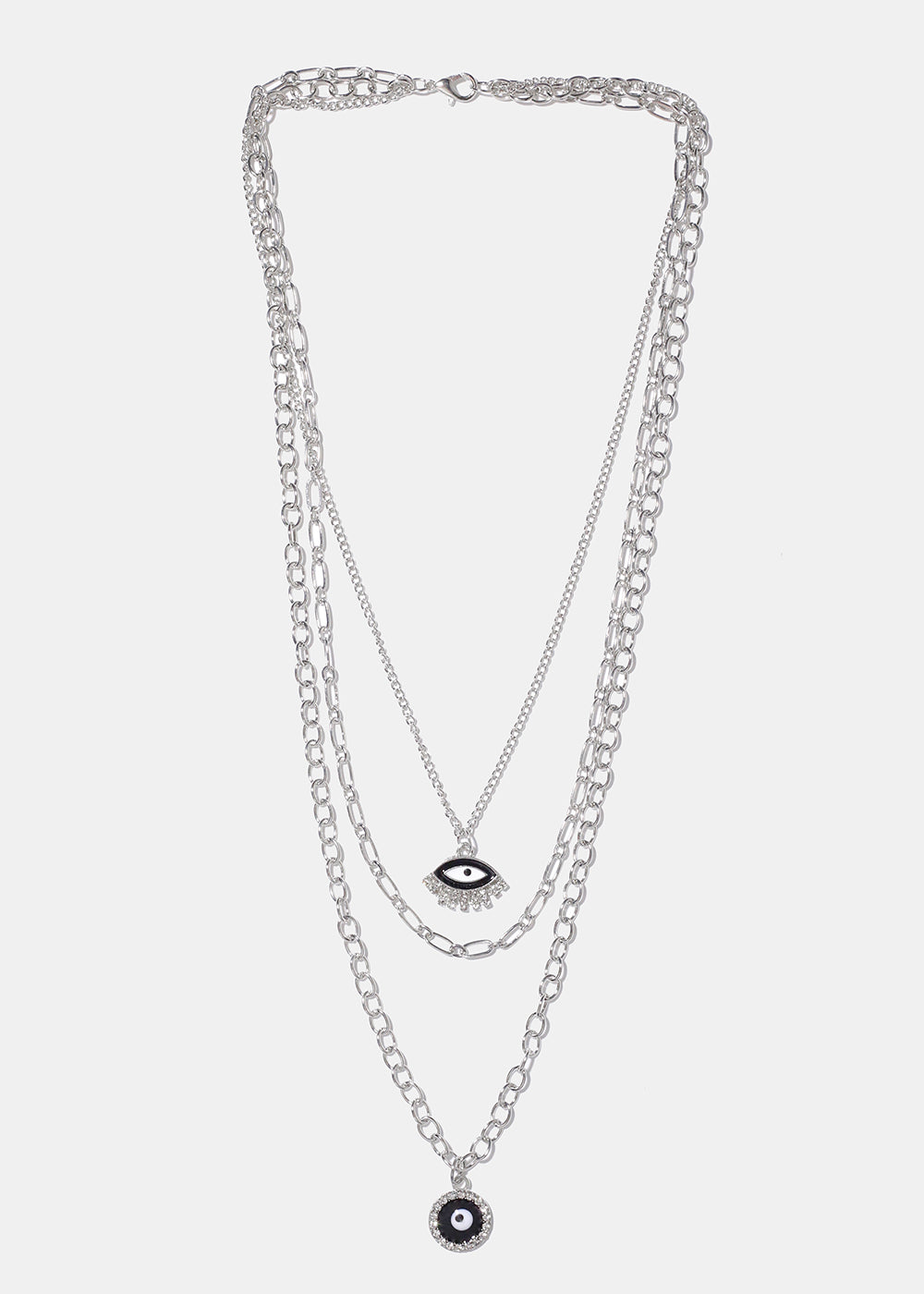 Layered Evil Eye Necklace