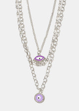 Purple/Silver