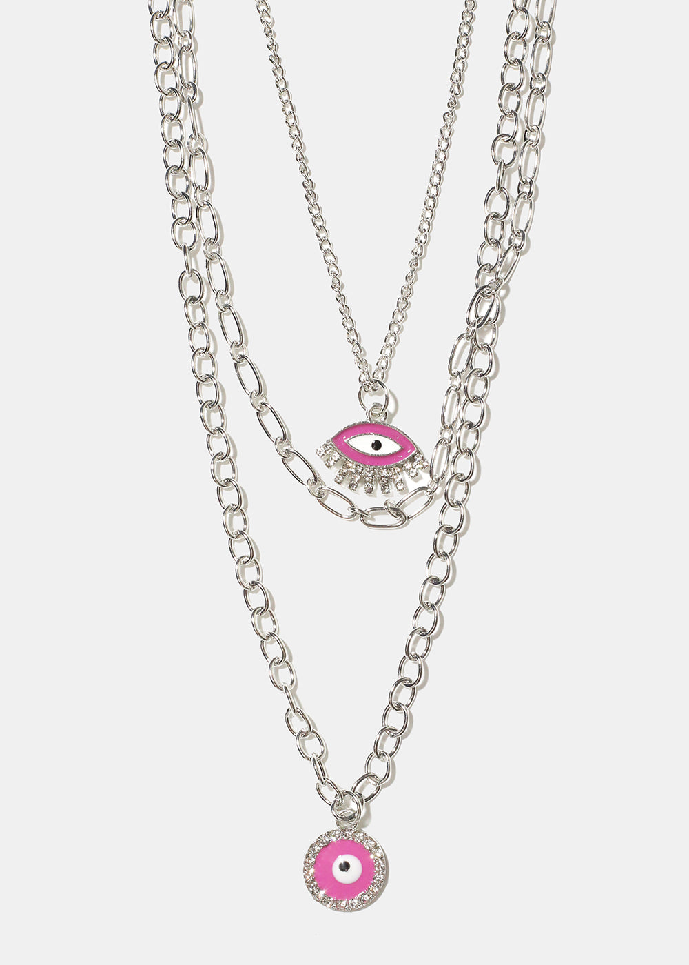 Layered Evil Eye Necklace