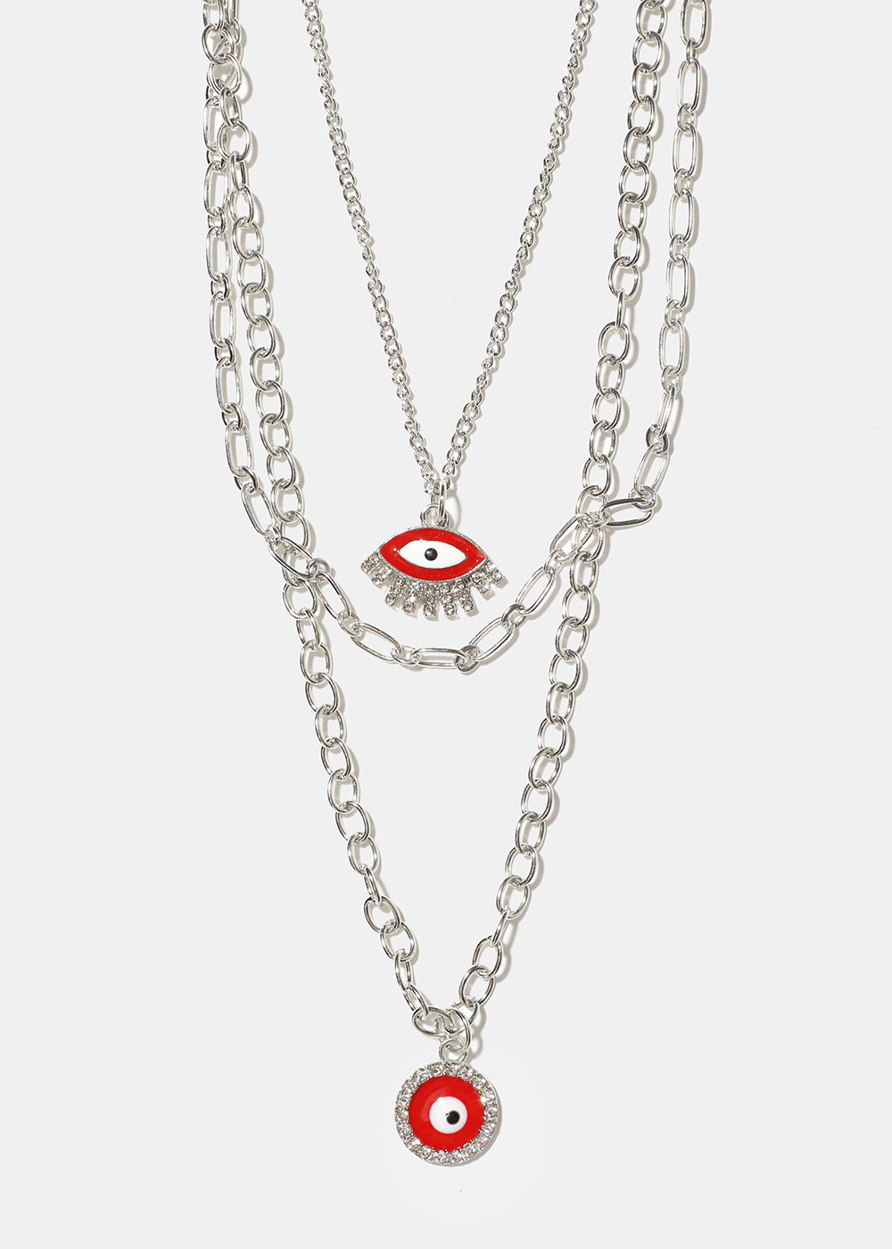 Layered Evil Eye Necklace