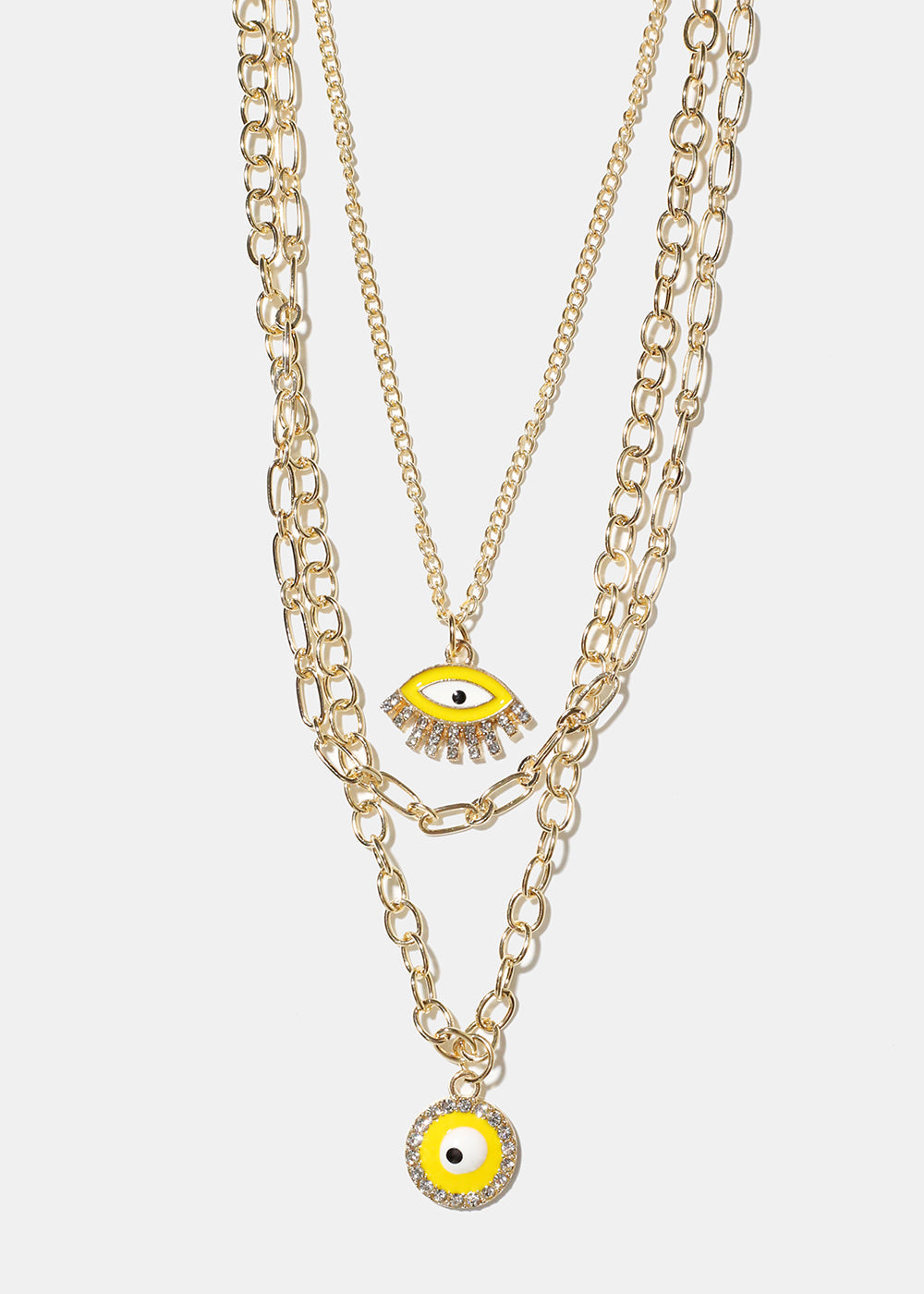 Layered Evil Eye Necklace