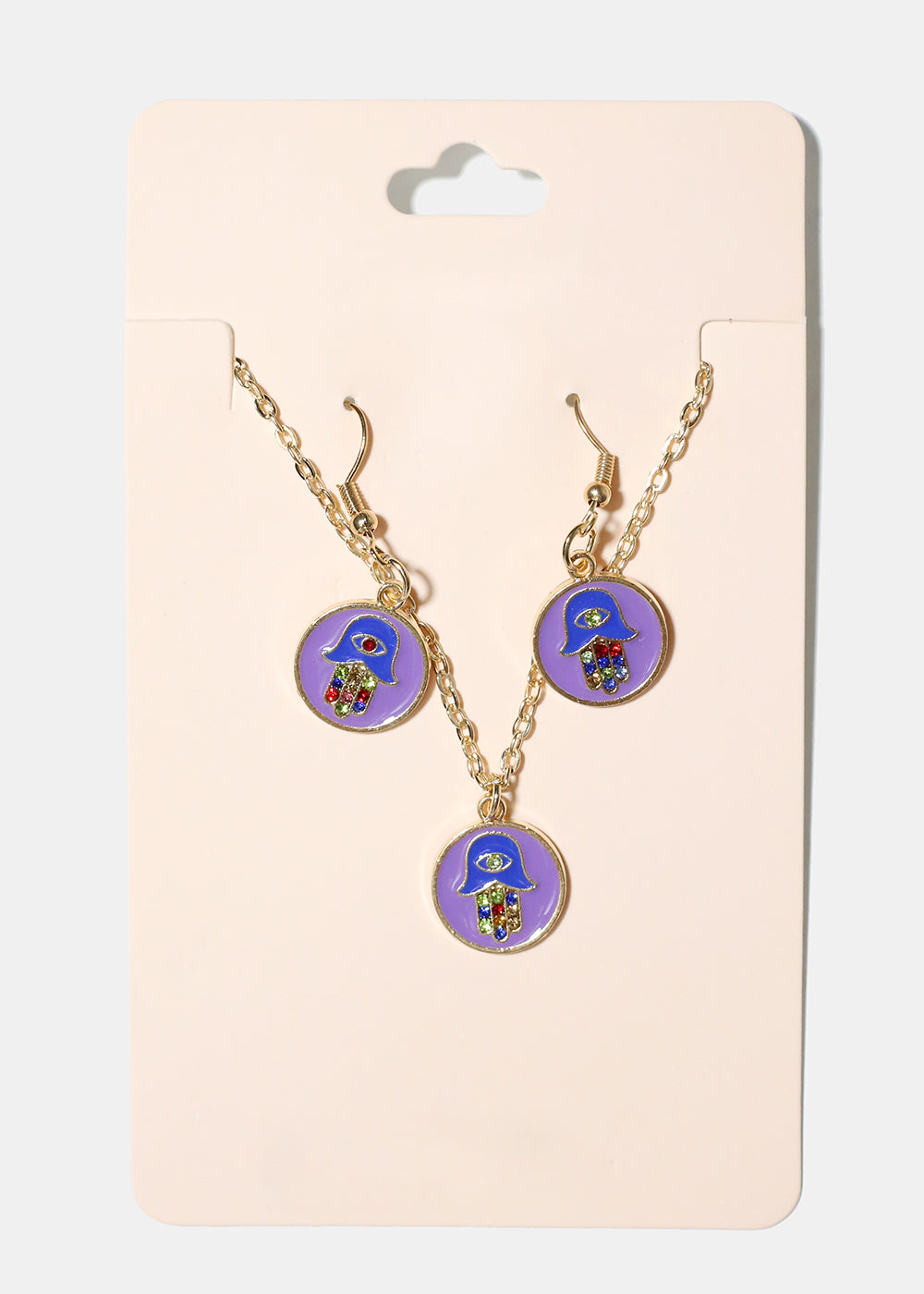 Hamsa Hand Pendant Necklace