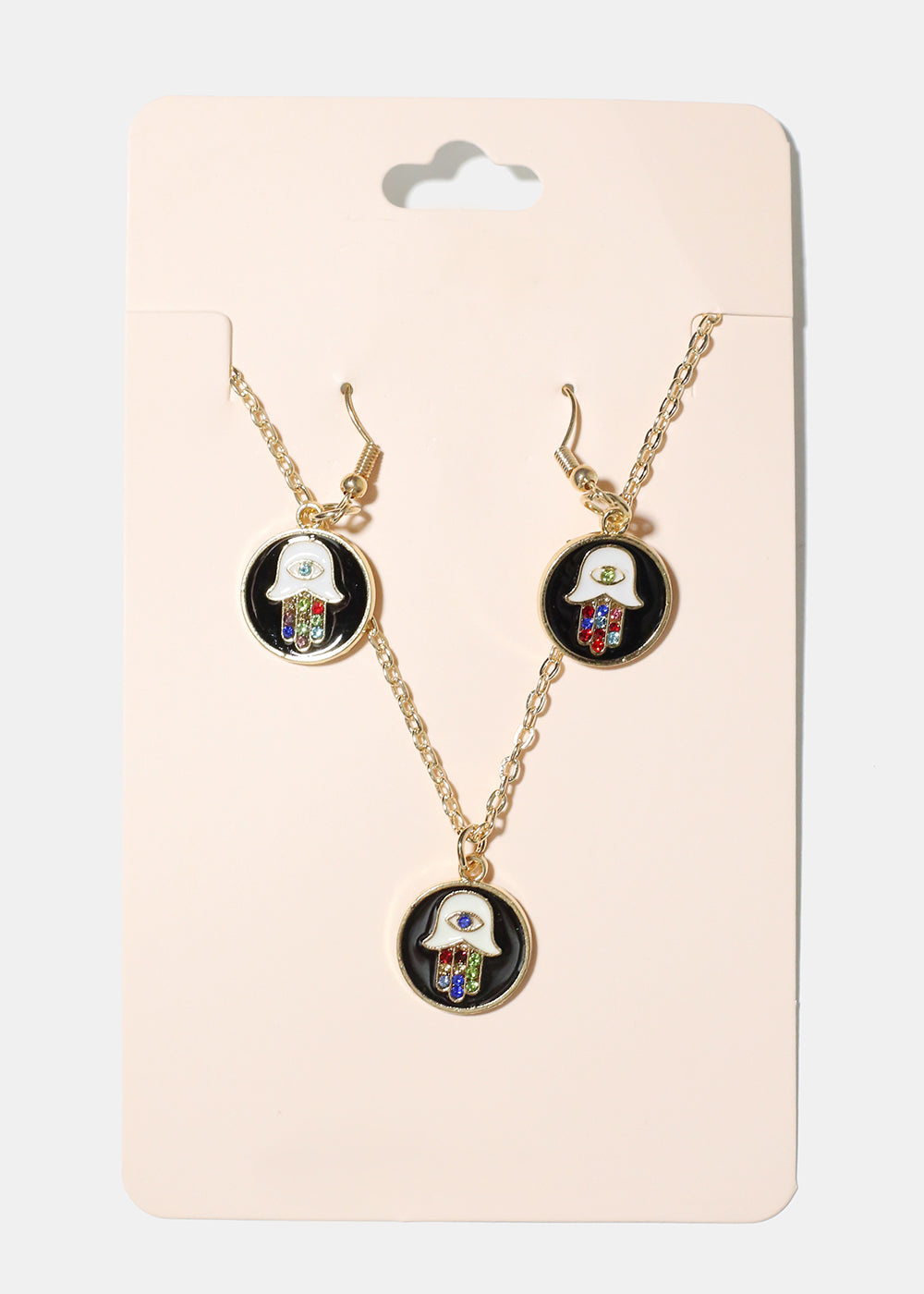 Hamsa Hand Pendant Necklace