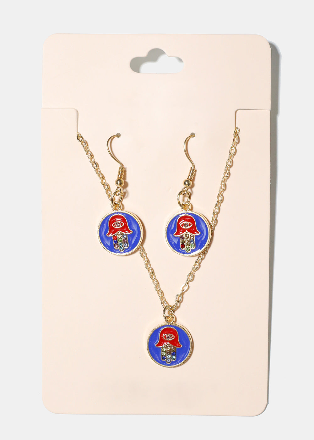 Hamsa Hand Pendant Necklace