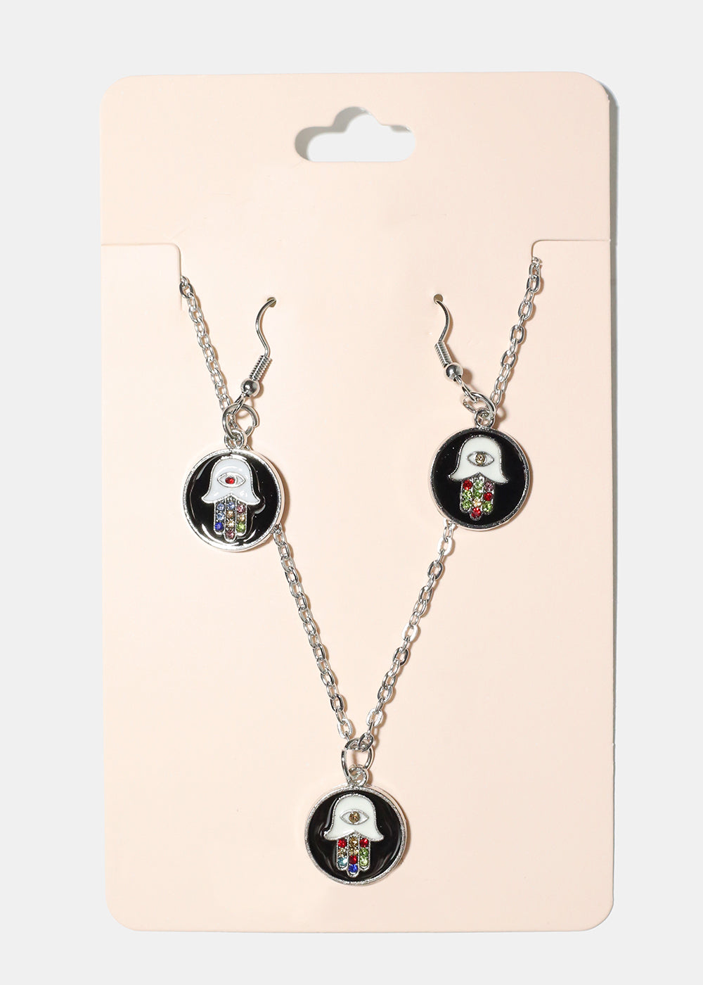 Hamsa Hand Pendant Necklace