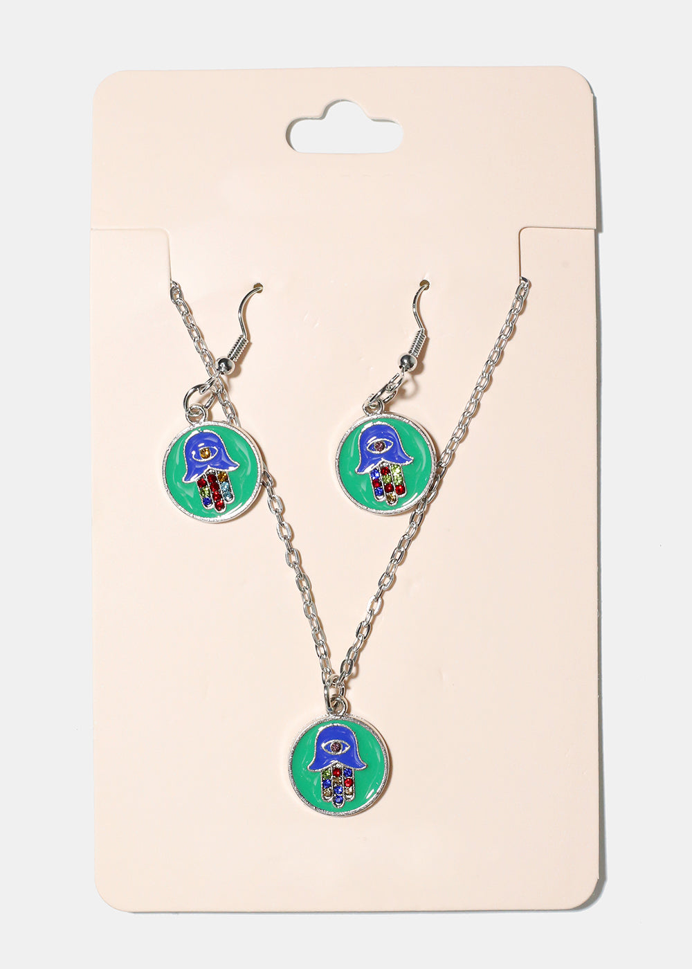 Hamsa Hand Pendant Necklace