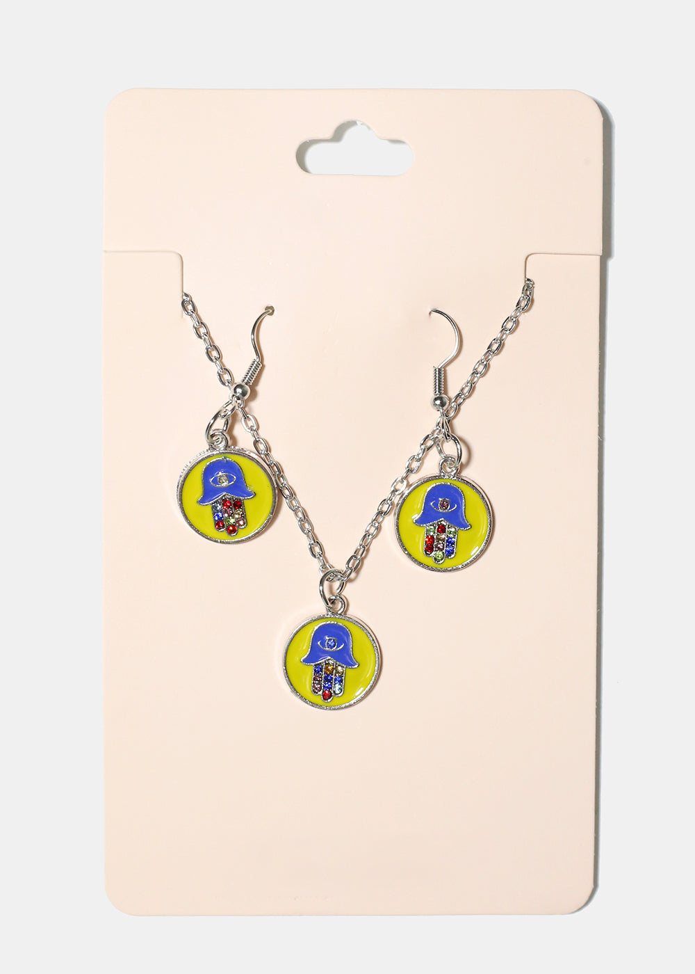 Hamsa Hand Pendant Necklace