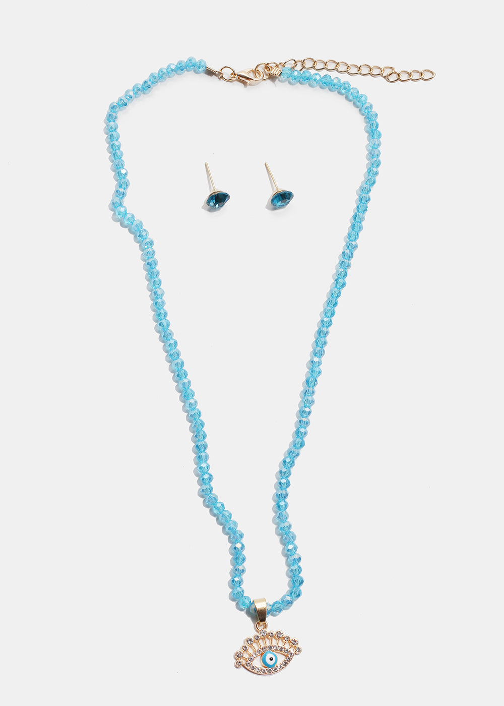 Evil Eye Beaded Necklace