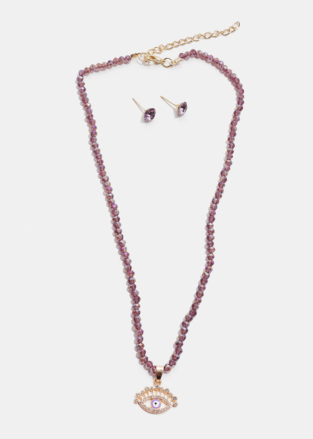 Evil Eye Beaded Necklace