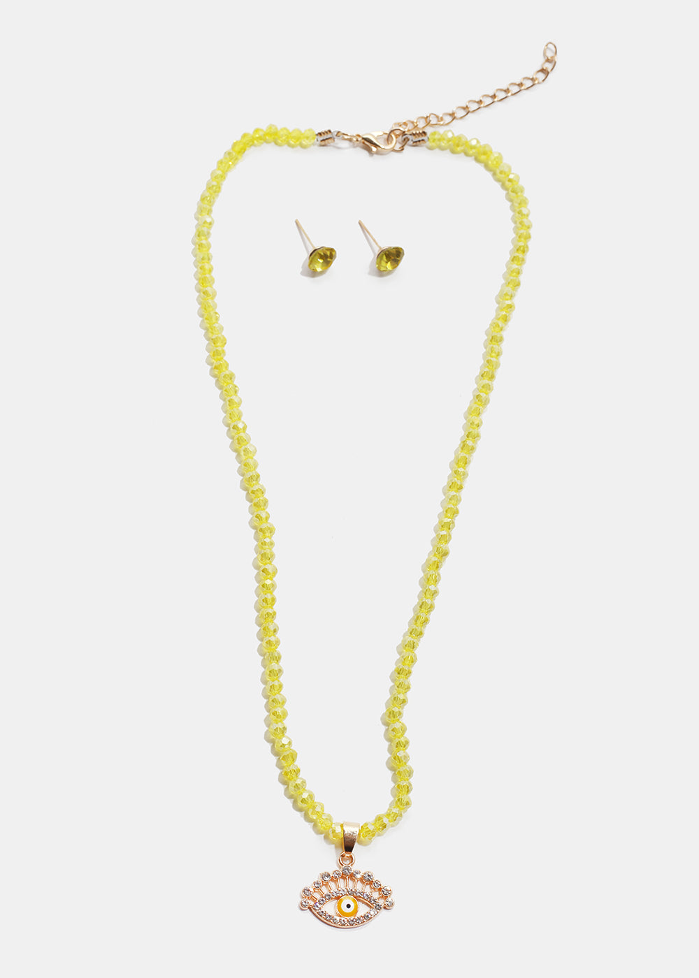 Evil Eye Beaded Necklace