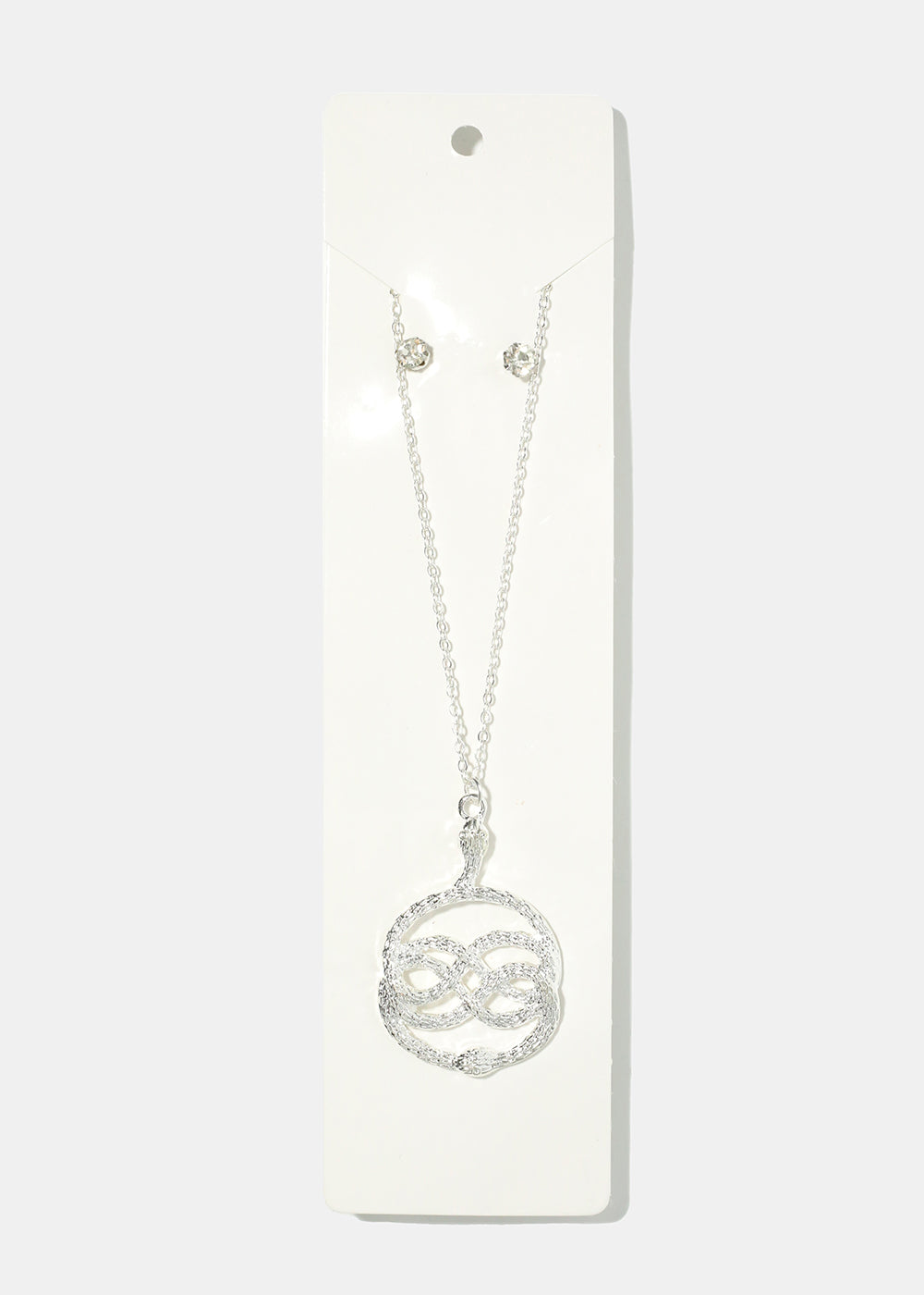 Snake Medallion & Earring Set