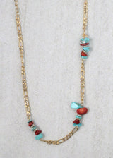 Gold/Teal+Red
