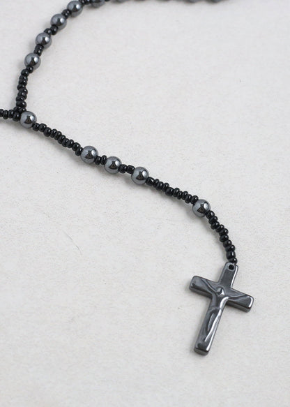 Gallstone Rosary Necklace