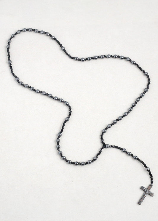 Gallstone Rosary Necklace