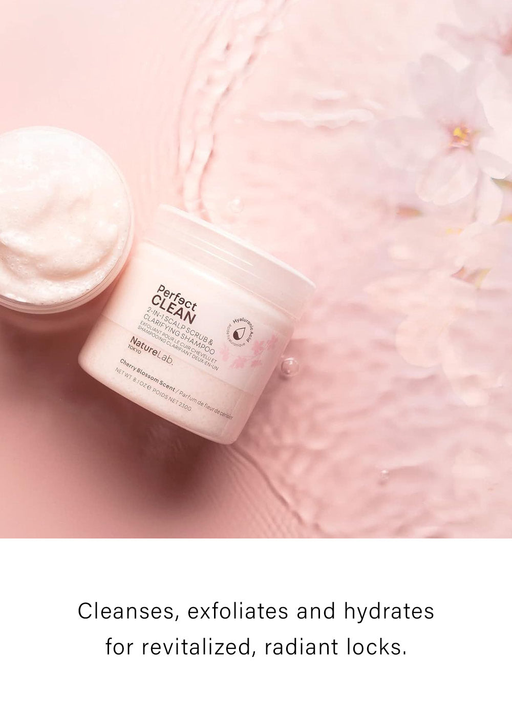 NatureLab Tokyo Perfect Clean 2-in-1 Scalp Scrub & Clarifying Shampoo 230g