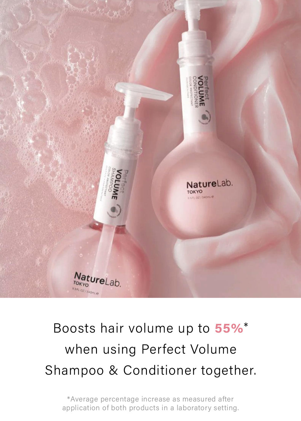 NatureLab Tokyo Perfect Volume Shampoo 340ml