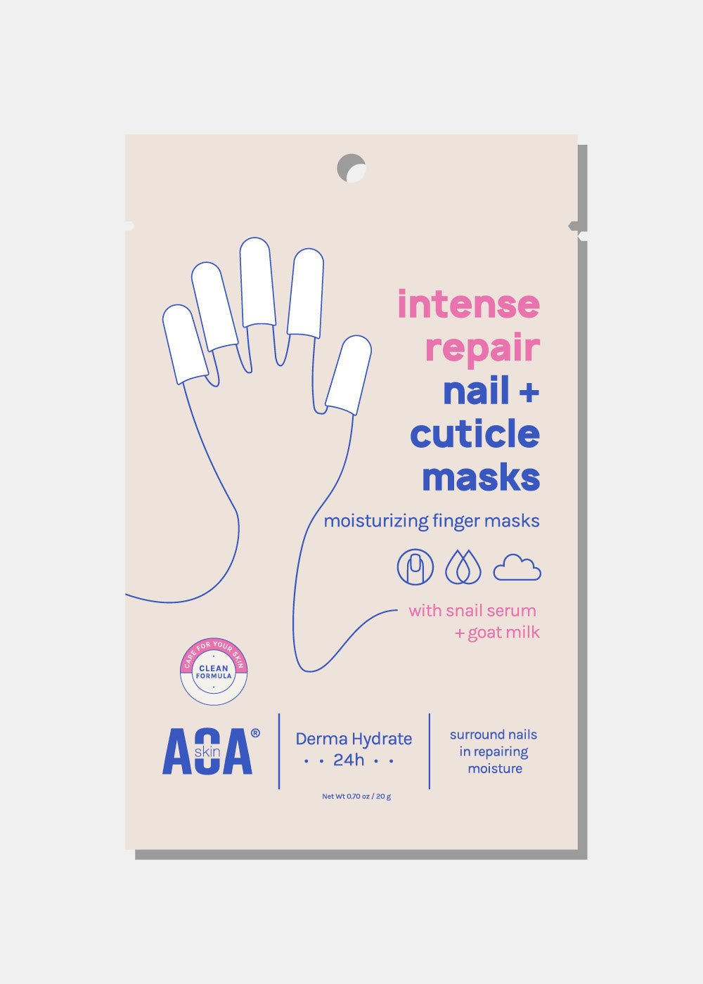 AOA Skin Intense Repair Nail + Cuticle Masks