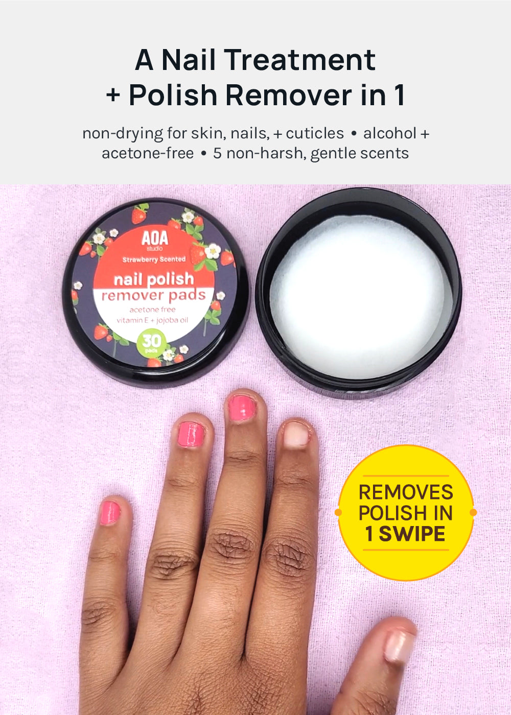 AOA Nail Polish Remover Pads