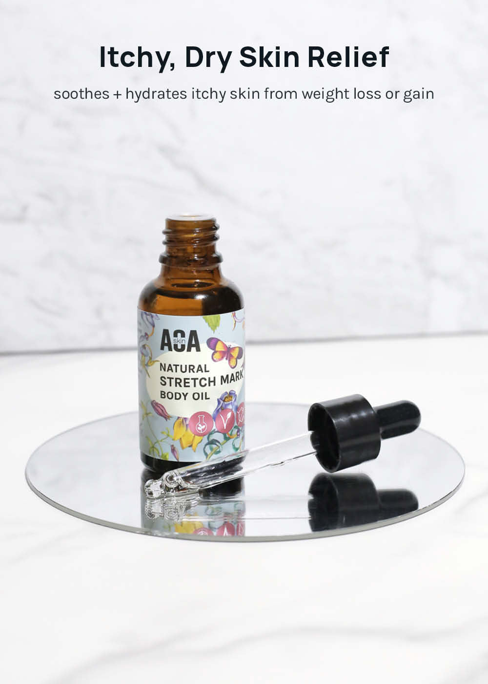 AOA Skin Natural Stretch Mark Body Oil