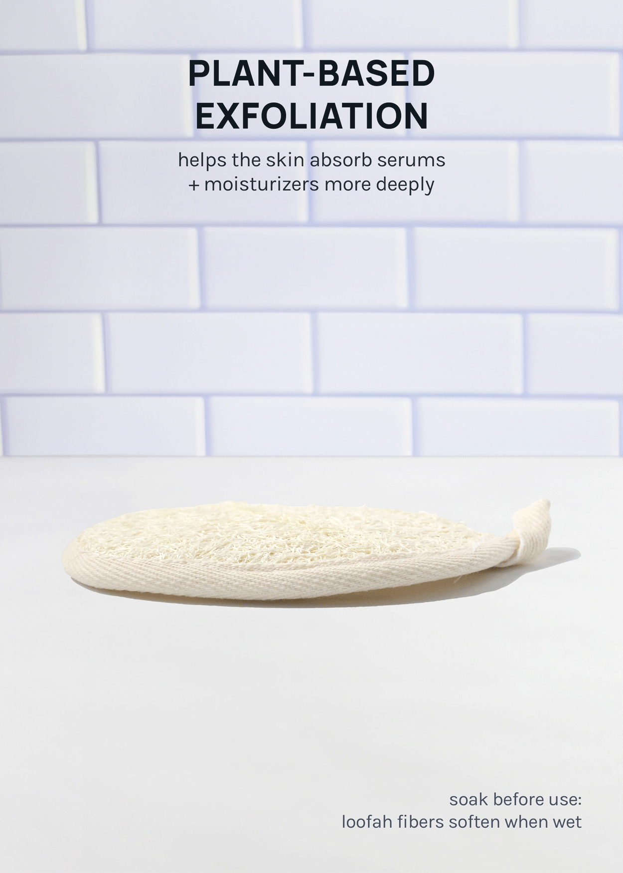 AOA Natural Loofah Cleansing Pad