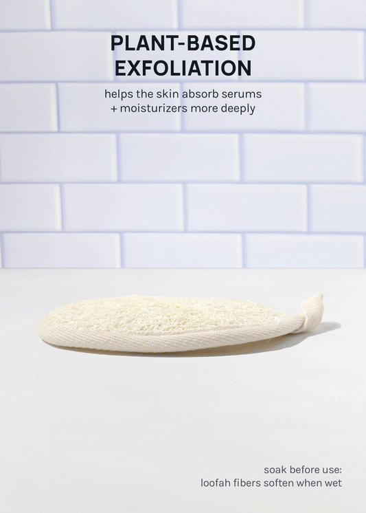 AOA Natural Loofah Cleansing Pad