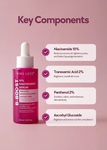 NINELESS B-Boost 10% Niacinamide Serum 30ml