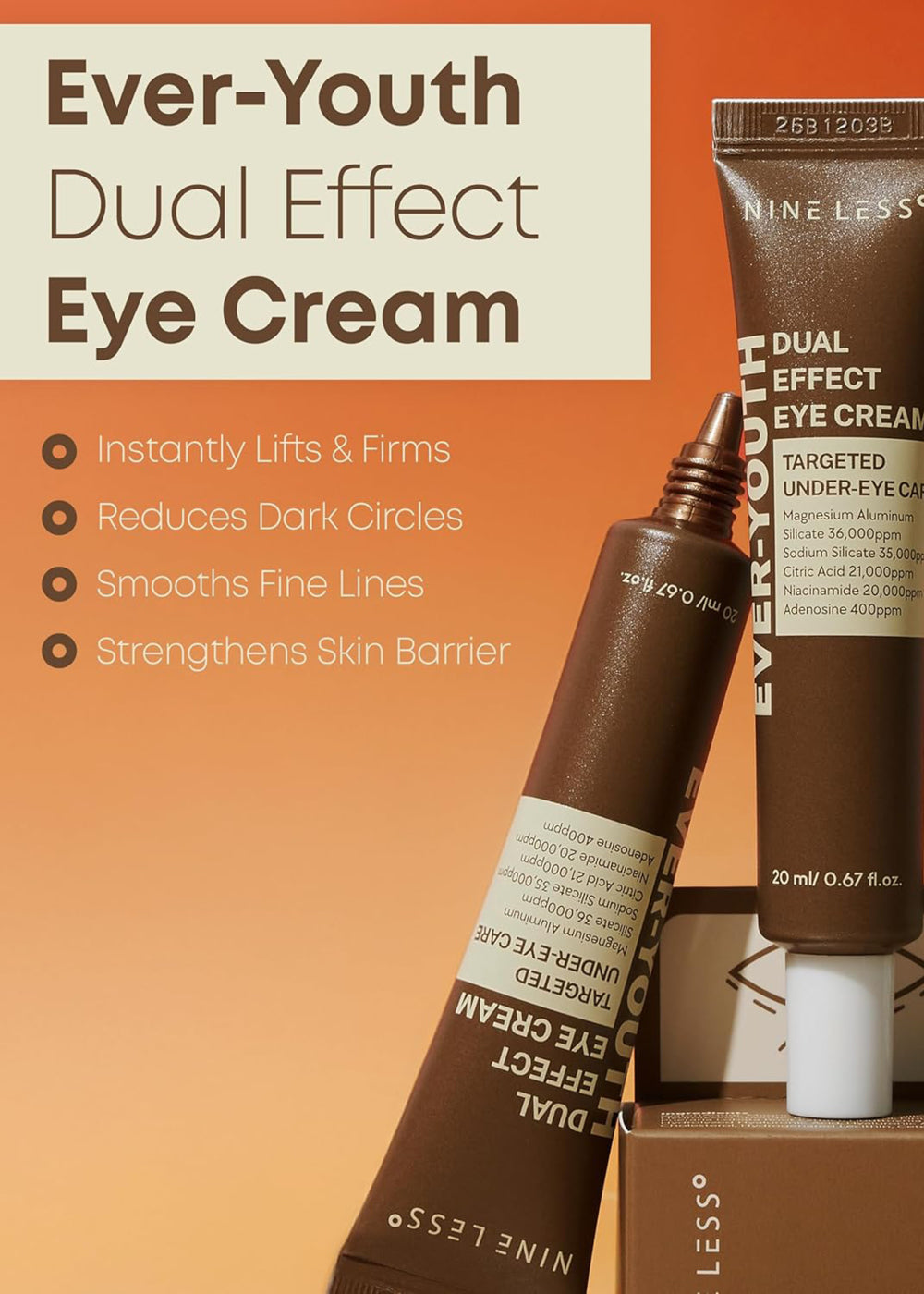 NINELESS Ever-Youth Dual Effect Eye Cream 20ml