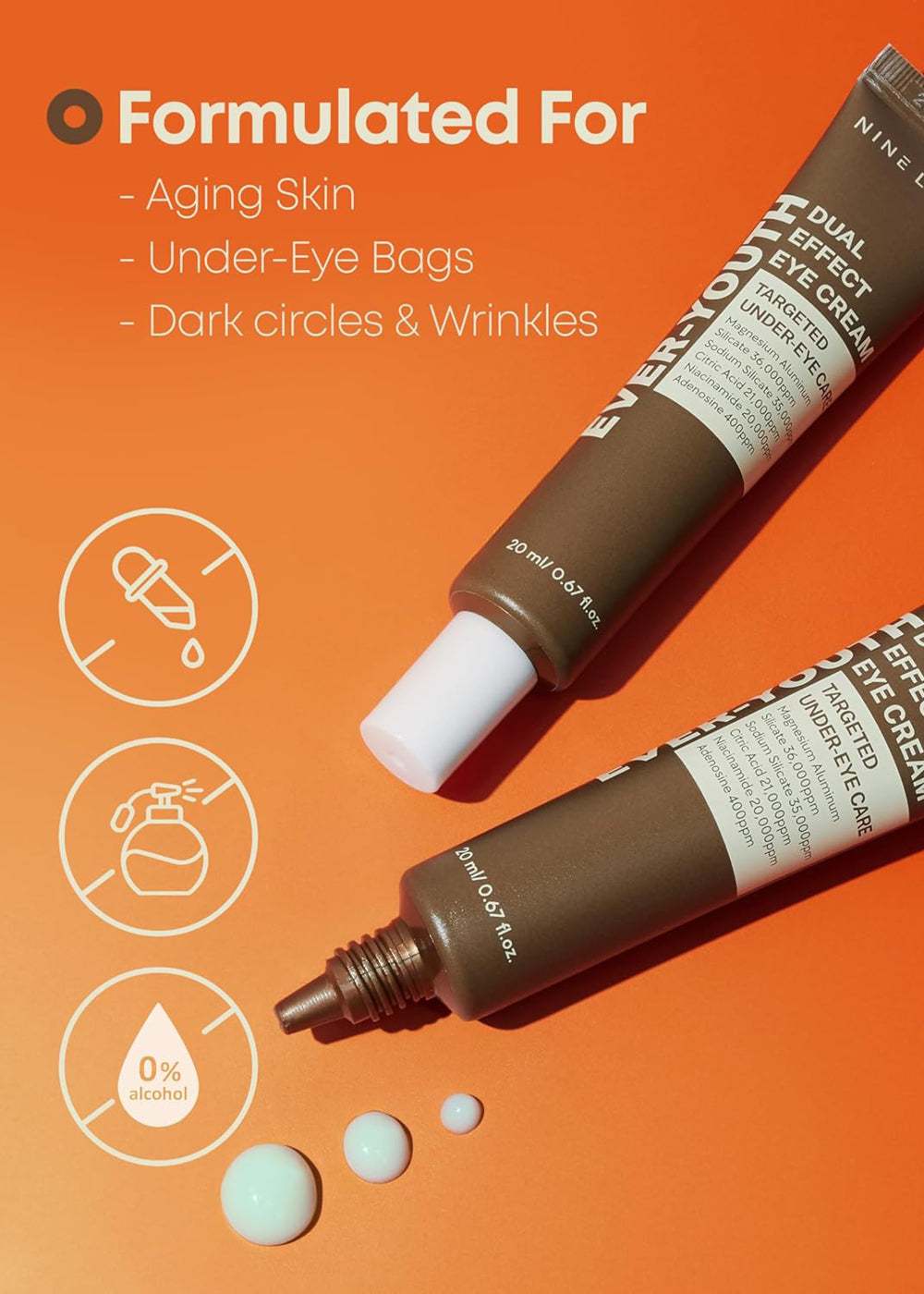 NINELESS Ever-Youth Dual Effect Eye Cream 20ml